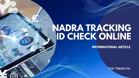 nadra smart card tracking system|track cnic by tracking id.